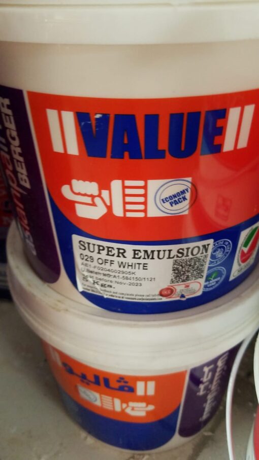 Value Super Emulsion 029 Off White 5 Kg